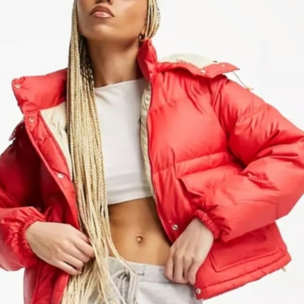 The North Face Women 71 Sierra Down Jacket in red size S new with tag